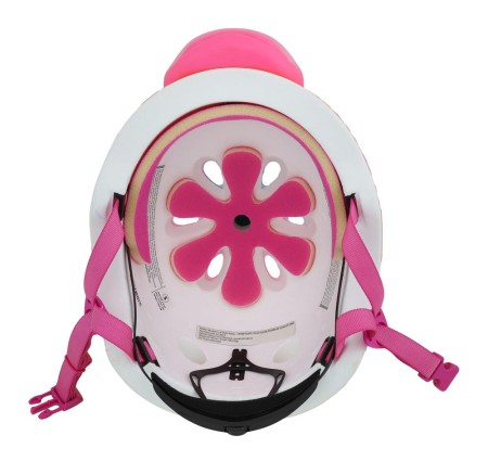 Kask dziecięcy juniorski RASKULLZ SUPER RAINBOW CORN pink roz. XS TODDLER FS 3+ (48-52 cm) (NEW 2026) - rove.pl