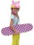 Kask dziecięcy juniorski RASKULLZ SUPER RAINBOW CORN pink roz. XS TODDLER FS 3+ (48-52 cm) (NEW 2026) - rove.pl