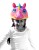 Kask dziecięcy juniorski RASKULLZ SUPER RAINBOW CORN pink roz. XS TODDLER FS 3+ (48-52 cm) (NEW 2026)