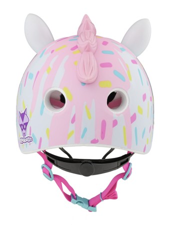 Kask dziecięcy juniorski RASKULLZ SUPER UNICONE white roz. S CHILD FS 5+ (50-54 cm) (NEW 2026) - rove.pl
