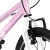 Rower dziecięcy Yupii 16″ różowy przedni hamulec
