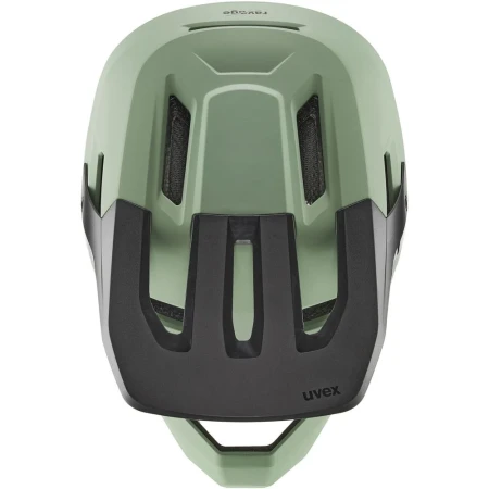 Kask rowerowy UVEX Ravage Moss Green-Black Matt góra
