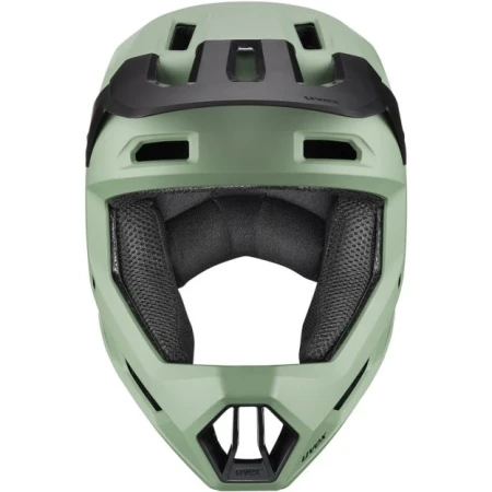 Kask rowerowy UVEX Ravage Moss Green-Black Matt przód
