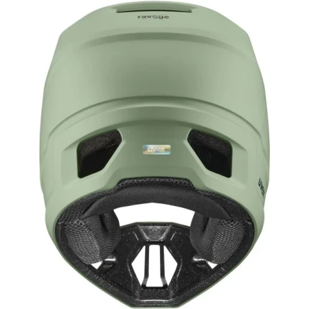 Kask rowerowy UVEX Ravage Moss Green-Black Matt tył