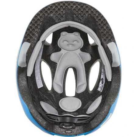 Kask rowerowy dziecięcy UVEX Oyo style Dino Blue Matt dół