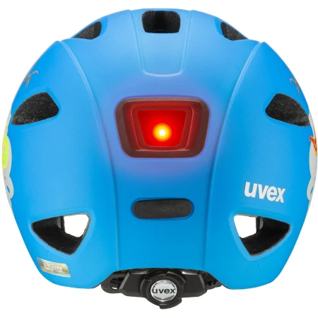 Kask rowerowy dziecięcy UVEX Oyo style Dino Blue Matt tył 3