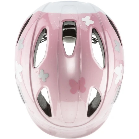 Kask rowerowy dziecięcy UVEX Oyo style Butterfly Pink góra