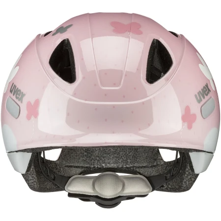 Kask rowerowy dziecięcy UVEX Oyo style Butterfly Pink przód