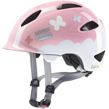 Kask rowerowy dziecięcy UVEX Oyo style Butterfly Pink