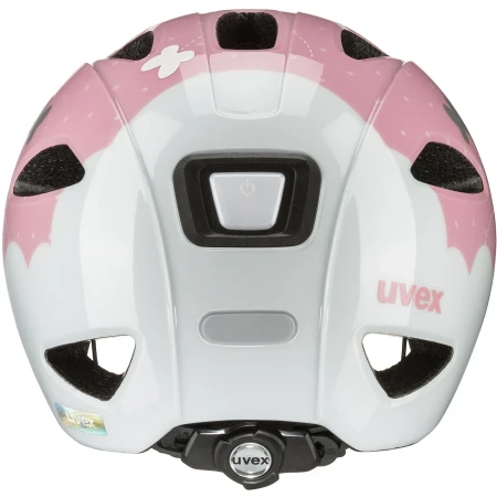 Kask rowerowy dziecięcy UVEX Oyo style Butterfly Pink tył 2