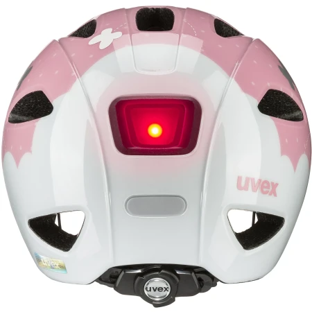 Kask rowerowy dziecięcy UVEX Oyo style Butterfly Pink tył 3