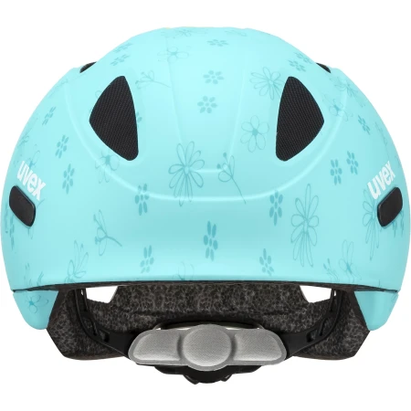 Kask rowerowy dziecięcy UVEX Oyo style Flowers Cyan Matt przód