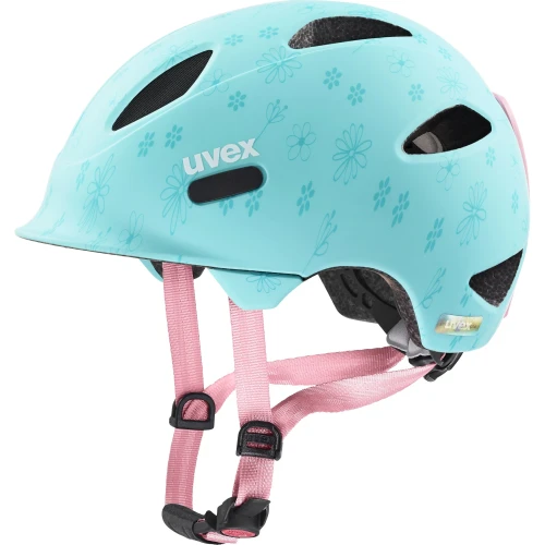 Przejdź do produktu Kask dziecięcy UVEX Oyo style Flowers Cyan Matt 50-54cm