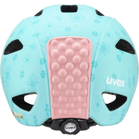 Kask rowerowy dziecięcy UVEX Oyo style Flowers Cyan Matt tył 3