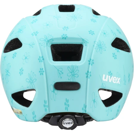 Kask rowerowy dziecięcy UVEX Oyo style Flowers Cyan Matt tył