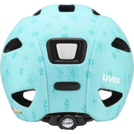 Kask rowerowy dziecięcy UVEX Oyo style Flowers Cyan Matt tył 2