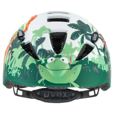 Kask rowerowy dziecięcy UVEX Kid 2 CC Safari Matt przód