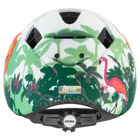 Kask rowerowy dziecięcy UVEX Kid 2 CC Safari Matt tył