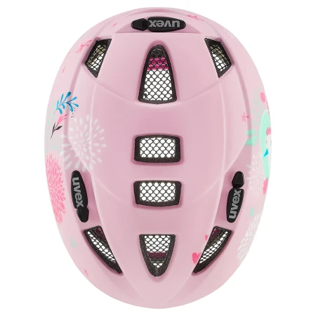 Kask rowerowy dziecięcy UVEX Kid 2 CC Pink Unicorn Matt góra