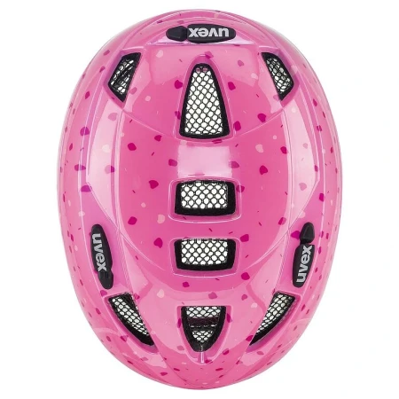 Kask rowerowy dziecięcy UVEX Kid 2 Pink Confetti góra