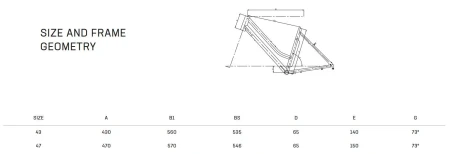 Rower Bianchi Espillo Clas ST VB ALTUS8 GOIN YSBT3E SU Geometria