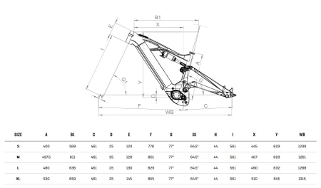 Rower Bianchi E-Vertic FX SE GX12 BOSCH CX YVB2DI F2 Geometria