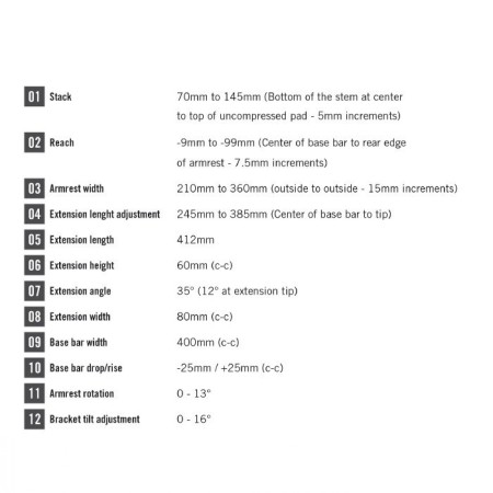 Kierownica czasowa Vision Trimax Carbon Si-013, JS-Bend B3