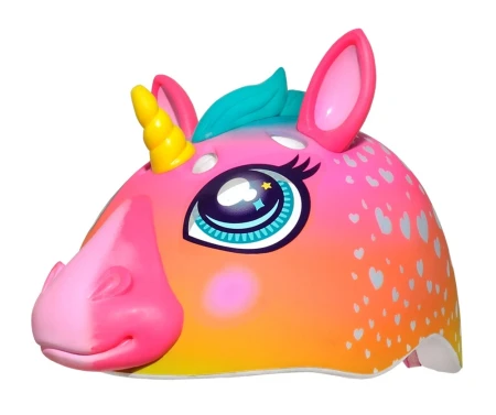 Kask dziecięcy RASKULLZ SUPER RAINBOW CORN LED S