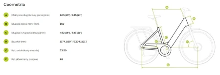 Rower elektryczny Ecobike MX 300 Golden Grey
