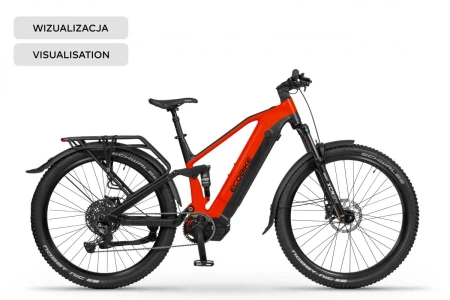 Rower elektryczny Ecobike RX 500 MAX Black Red SUV M/L