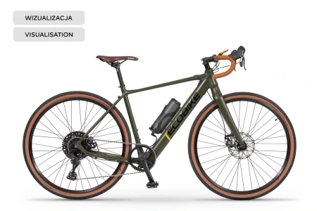 Lekki rower elektryczny gravel Ecobike Forest Plus