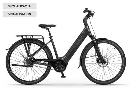 Rower elektryczny Ecobike LX 100 Automatic Black 17"