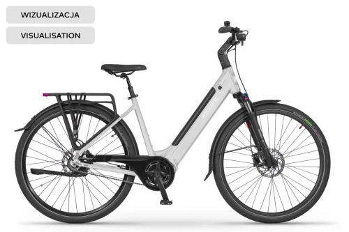 Przejdź do produktu Rower elektryczny Ecobike LX 100 Automatic Pearl 17"