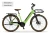 Rower elektryczny Ecobike LX 100 Automatic Green 19" + bagażnik