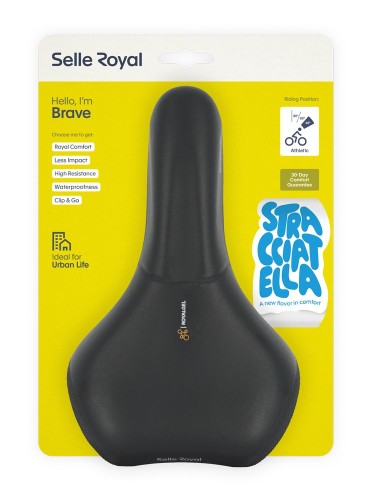 Przejdź do produktu Siodło SELLEROYAL BRAVE STRENGTEX ATHLETIC 45st. żelowe, elastomery (NEW 2026)