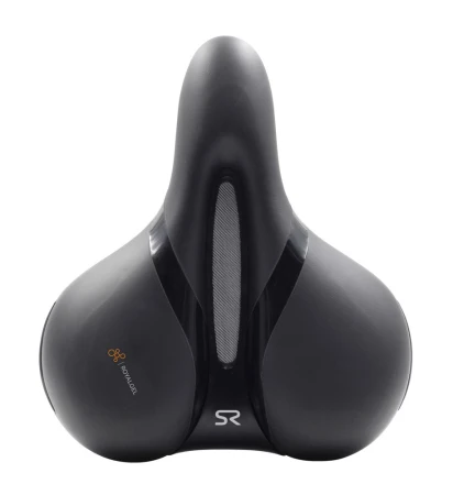 Siodło SELLEROYAL RESPIRO SOFT RELAXED STRACCIATELLA 90st. żelowe + elastomery, kanał chłodzący, unisex 771g (NEW 2026) - rove.pl