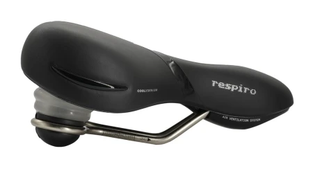 Siodło SELLEROYAL RESPIRO SOFT RELAXED STRACCIATELLA 90st. żelowe + elastomery, kanał chłodzący, unisex 771g (NEW 2026) - rove.pl