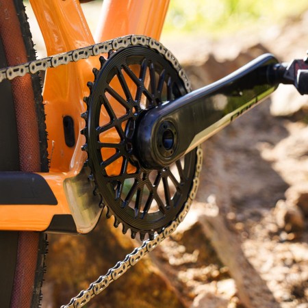 Zębatka Absoluteblack Oval Sram AXS, czarny, 38