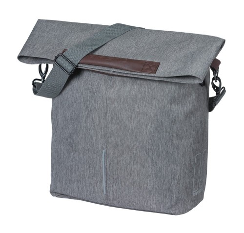 Przejdź do produktu Sakwa pojedyncza BASIL CITY SHOPPER 14-16L, MIK Hooks, grey melee (NEW 2026)