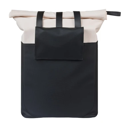 Sakwa pojedyncza BASIL VIVE BICYCLE SHOPPER, MIK Hooks, 15-20L, Wodoodporna, off-white/black (NEW 2026)