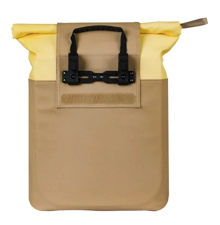 Torba BASIL VIVE BICYCLE SHOPPER, MIK Hooks, 15-20L, Wodoodporna, sand/yellow (NEW 2026)
