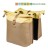 Sakwa podwójna BASIL VIVE DOUBLE PANNIER BAG 28-35L, Universal Bridge System, sand/yellow (NEW 2026) - rove.pl