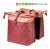 Sakwa podwójna BASIL VIVE DOUBLE PANNIER BAG 28-35L, Universal Bridge System, burgundy/pink (NEW 2026) - rove.pl