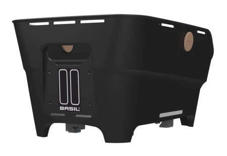 Kosz tylny na bagażnik BASIL CENTO NEO rear bicycle basket, 21L WSL System, black (NEW 2026) - rove.pl