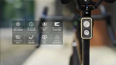 Lampka tylna MAGICSHINE SEEMEE 400 ANT+ FTR, 400 lumenów (NEW 2026) - rove.pl