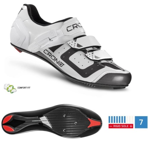 Przejdź do produktu CRONO buty szosowe CR-3 białe 43 nylon