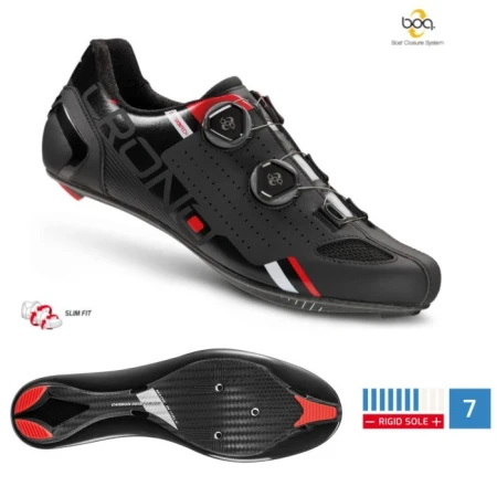 CRONO buty szosowe CR-2 czarny 46 nylon - rove.pl