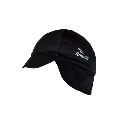 Rogelli czapka zimowa z daszkiem PROTTETIVO czarna - rove.pl
