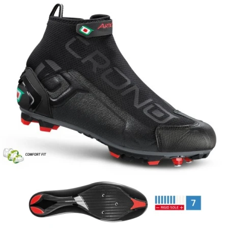 CRONO buty szosowe CW-1 17 czarne 43 nylon - rove.pl