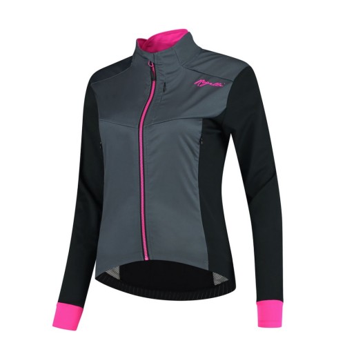 Przejdź do produktu Rogelli bluza CONTENTA LDS szaro czarno różowa XS